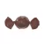 Embalagem Para Trufas e Bombons 14,5x15,5 cm Cromus Marrom Café 100 Un.