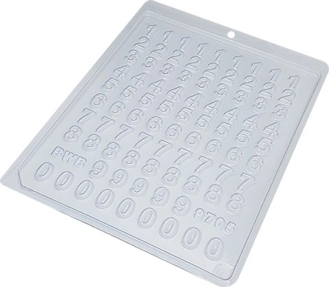 Forma Simples Mini Número Cód. 9705 BWB