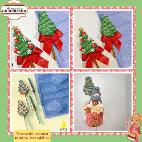 Forma Simples Pirulito Psicodélico Cód. 159 Porto Formas