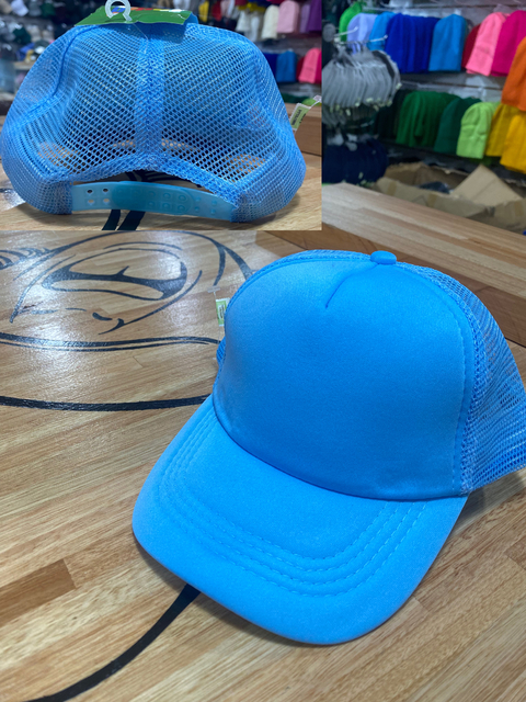Trucker Poliéster Plena Infantil // CELESTE