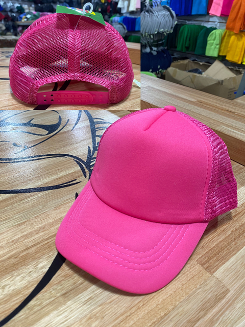 Trucker Poliéster Plena Infantil // FUCSIA