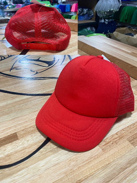 Trucker Poliéster Plena Infantil // ROJO