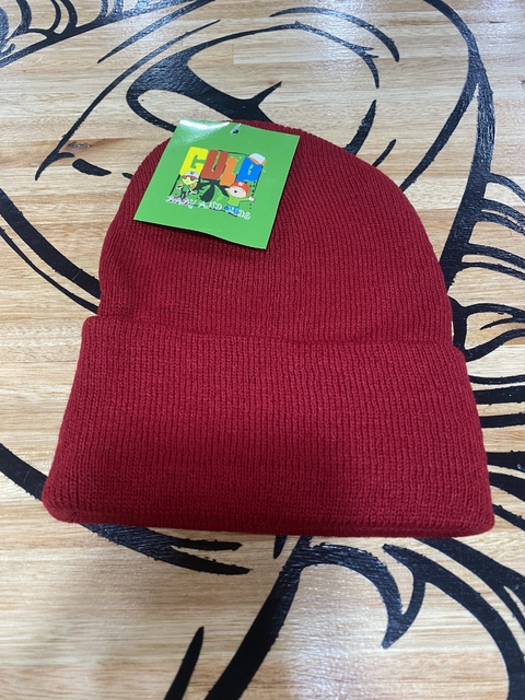 Gorro de lana infantil // BORDO