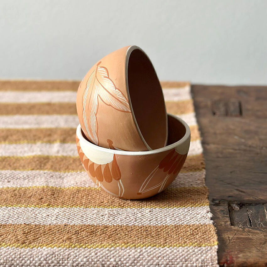 Dupla de Cuia em cerâmica - Jequitinhonha