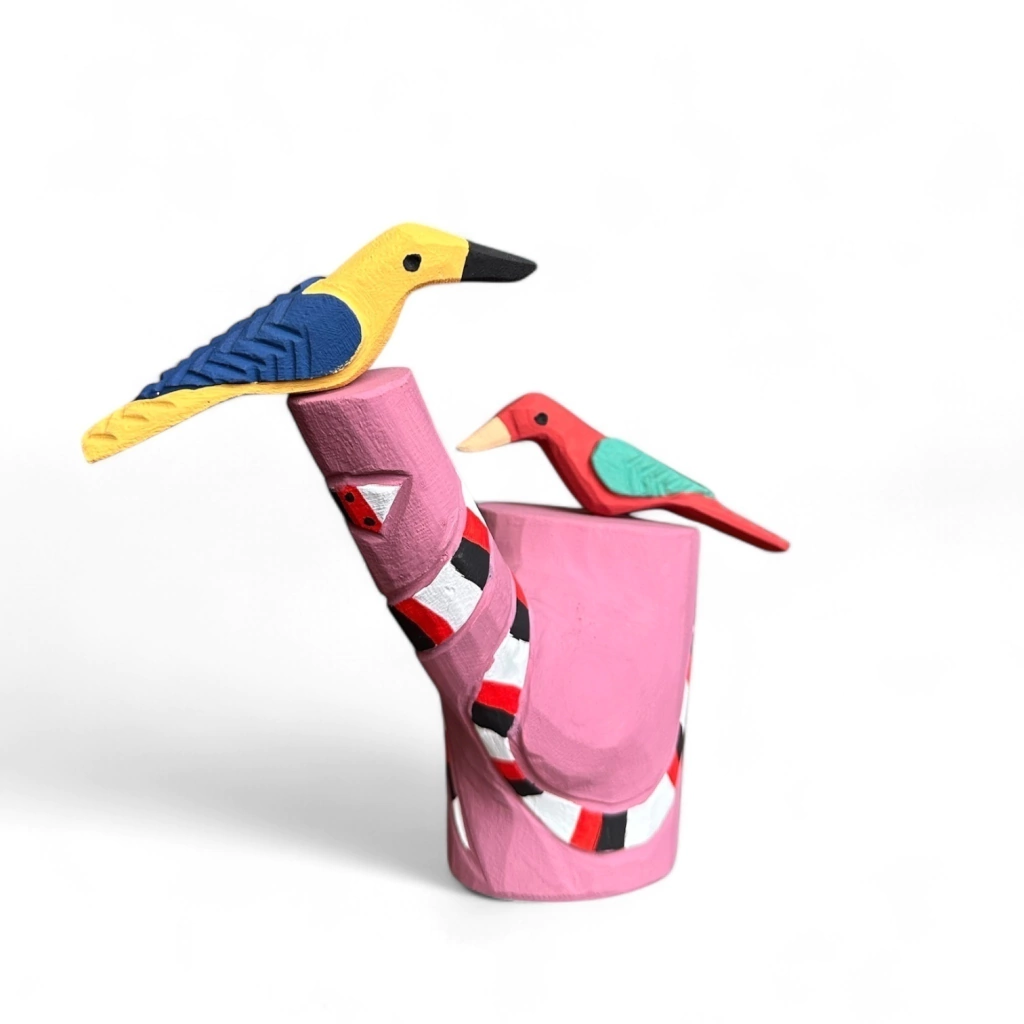 Tronco com Pássaros - Aline Caju