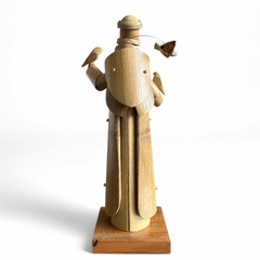 Escultura São Francisco em Bambu - loja online