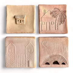Kit com 4 Tijolinhos - Maria do Barro - comprar online