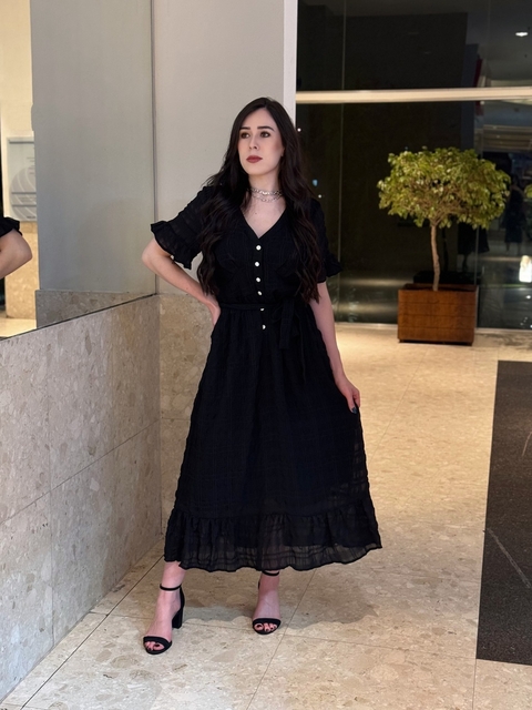 VESTIDO MIDI MARIA ALGODAO - comprar online
