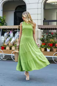 VEST VISCOLINHO MIDI LONGO C/3 MARIAS CURVADAS