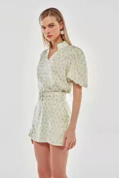 SHORT-SAIA FIORI LALIBELA - Verde, P - buy online