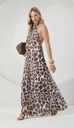 VESTIDO ESTAMPA GIRAFA AF