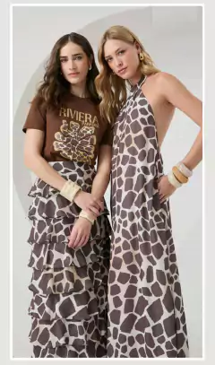 VESTIDO ESTAMPA GIRAFA AF - Katia Rosa