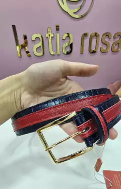 Cinto vermelho com azul - buy online