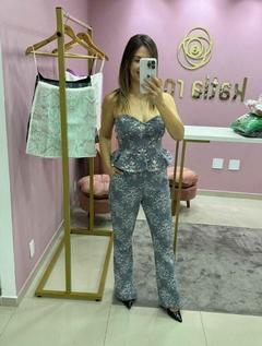 TOP CORSELET JEANS SKAZI - Katia Rosa