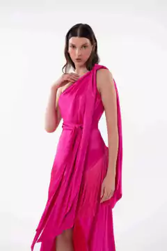 VESTIDO LONGUETE UM OMBRO SÓ SKAZI na internet