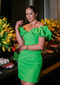 Vestido curto verde AF na internet