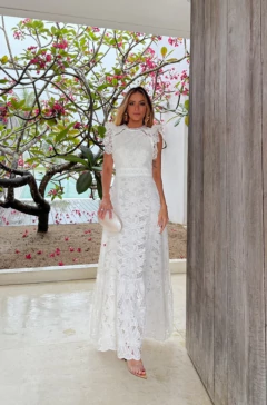 VESTIDO GUIPIR LISSANDRA BRANCO