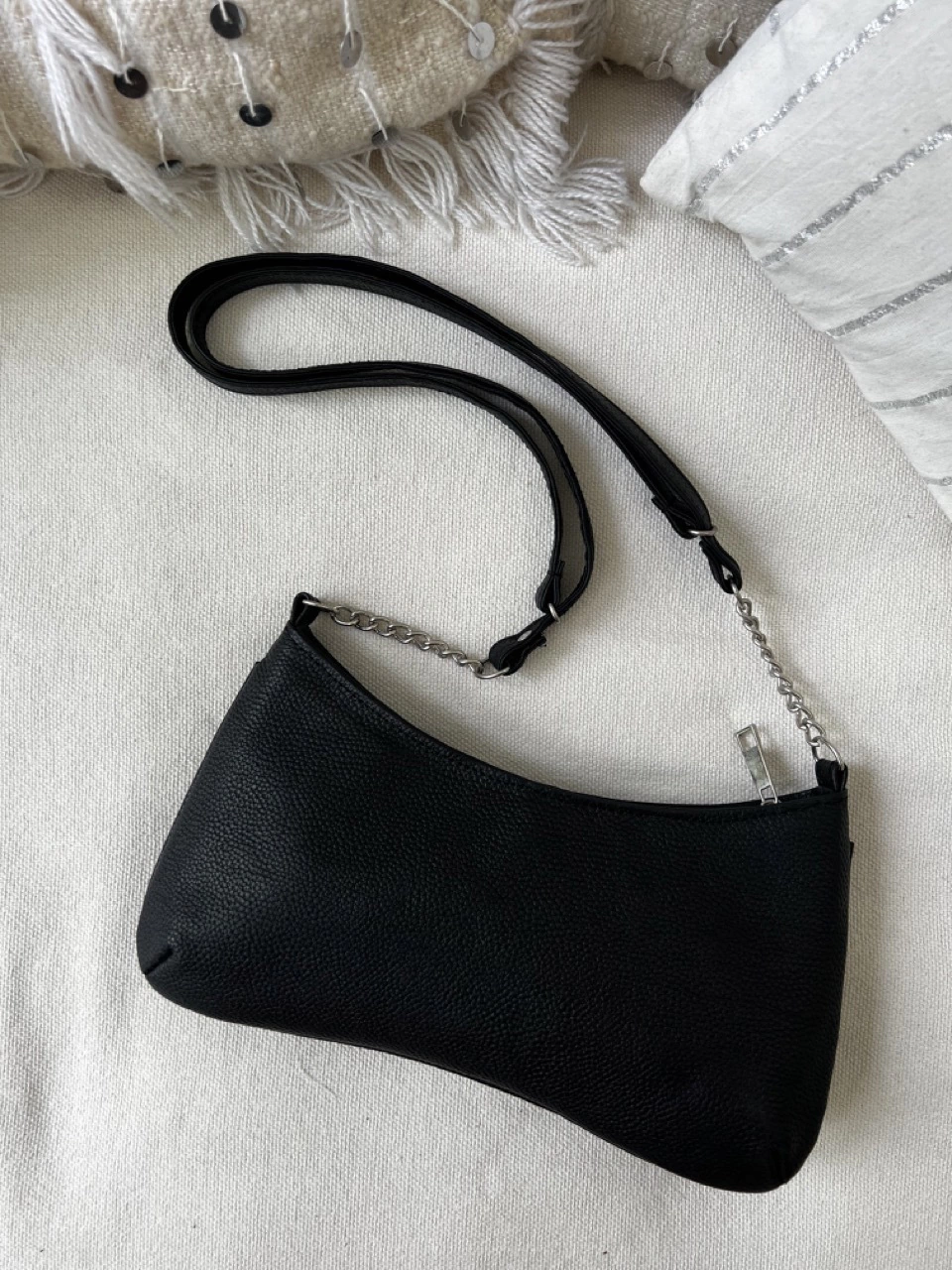 Cartera Baguette Pilar Negra