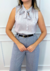 BLUSA EM CREPE SEDA - comprar online