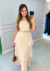 VESTIDO COM BABADO LUNA - comprar online