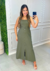 VESTIDO ISIS COM FENDA - comprar online