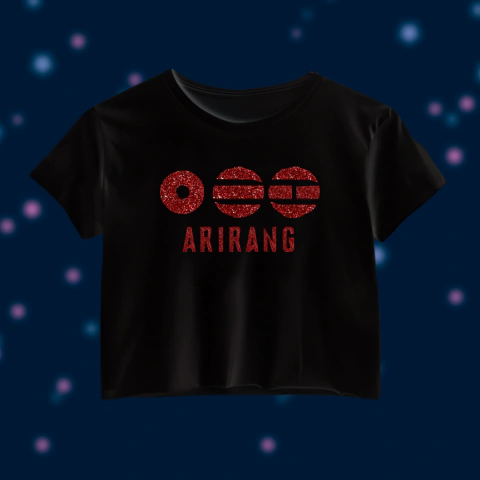 Baby Tee - bts arirang - con glitter