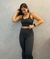Conjunto Energy Legging e Top Way Chumbo - comprar online