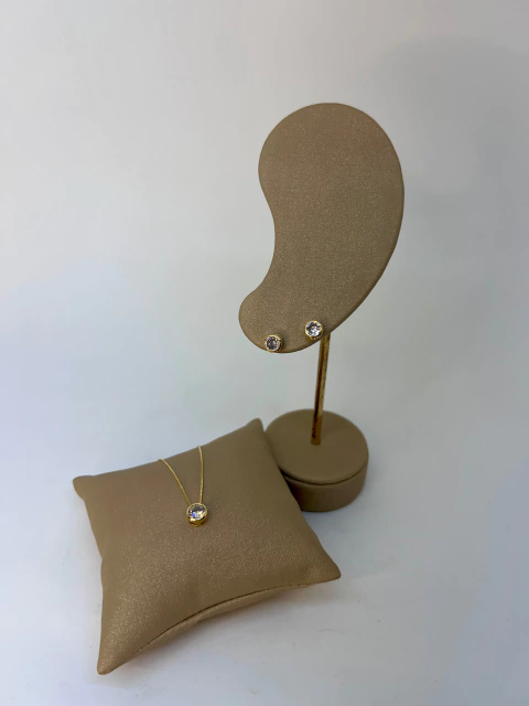 Conjunto ponto de luz circulo