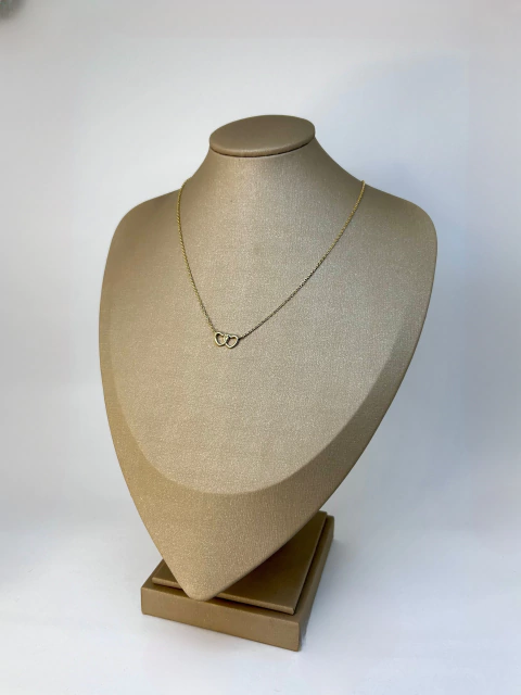 Colar dois corações