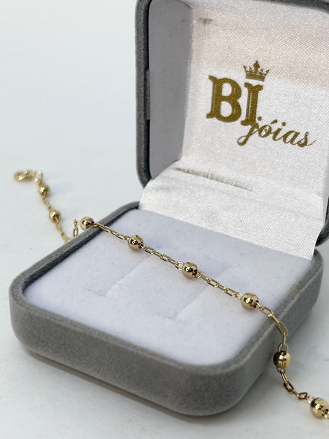 Pulseira de bolinhas