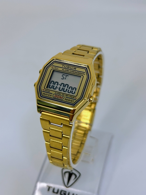 Relógio Unissex Tuguir Digital TG30316 Dourado
