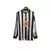 Camisa Newcastle Retrô 1995/97 Manga Longa Branca e Preto