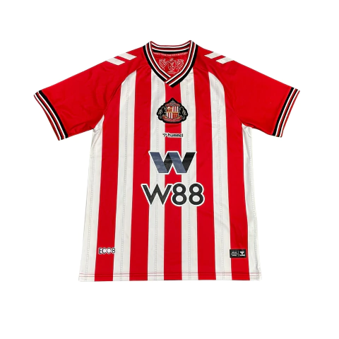 Camisa Sunderland AFC Home 2025/26 Vermelha e Branco - Masculino - comprar online
