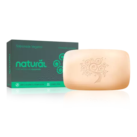 Sabonete em Barra Natural com Extrato de Camomila