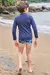 Conjunto de Camiseta e Sunga em Malha UV Dry com Proteção UV 50+ 74637 LucBoo na internet
