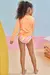 Conjunto Blusa + calcinha com proteção UV 50+ Laranja Neon - comprar online