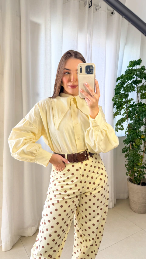 Camisa tricoline