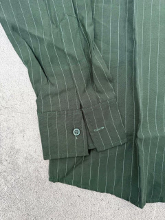 Camisa Rayada Verde en internet