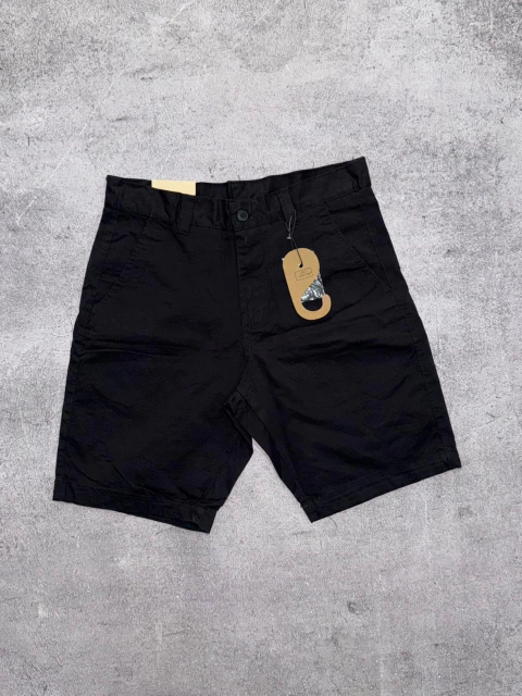 Bermuda Gabardina Negro - comprar online