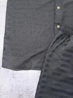 Conjunto de lino negro en internet