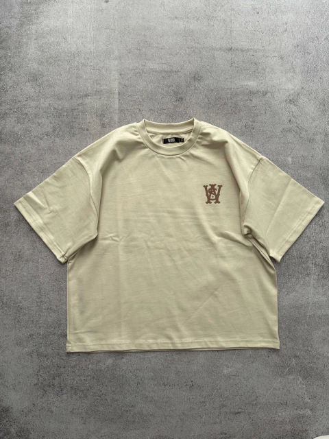 Remera Ward boxy crema - comprar online