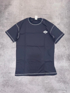 Remera oversize celeste cuello - comprar online