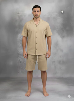 Conjunto de lino Beige - DOCTAURBAN