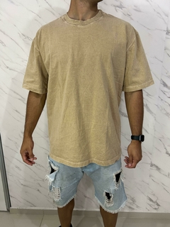 Remera oversize lisa washed newday