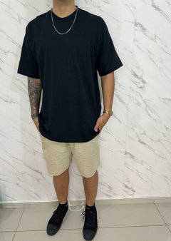 Remera oversize azul noche - comprar online
