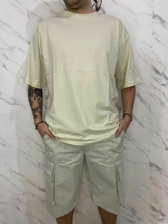 Remera oversize costura - comprar online