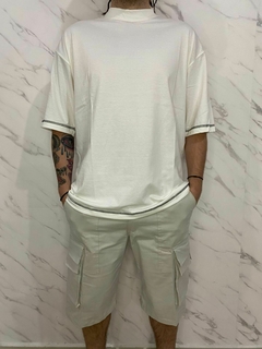 Remera oversize costura - comprar online