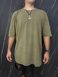 Remera premium washed off