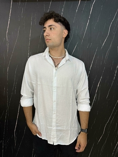 Camisa lino larga