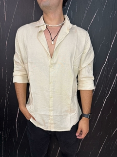 Camisa lino larga